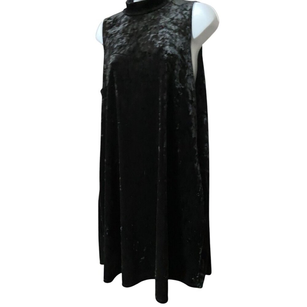 Vintage Whimsygoth Velvet Dress S Sleeveless Knee Length Y2K Fairy Goth Boho